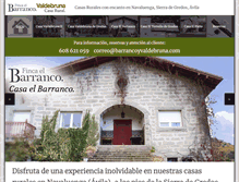 Tablet Screenshot of barrancoyvaldebruna.com